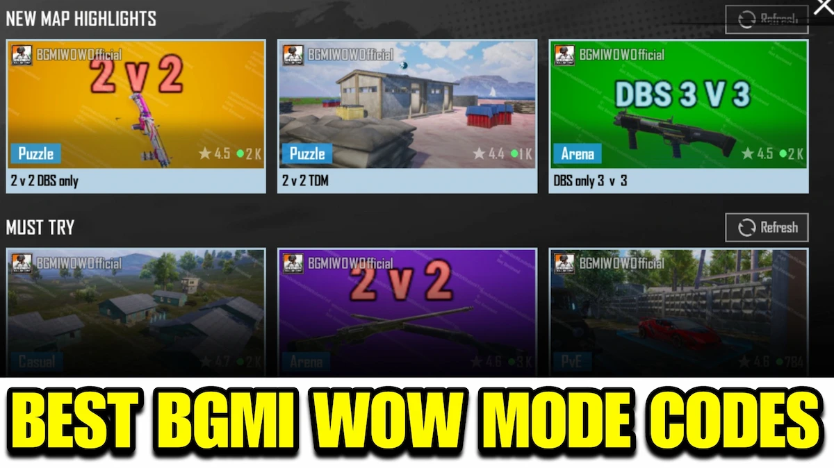Best BGMI WOW Mode