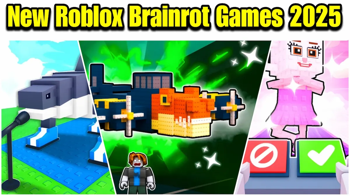 Trending Brainrot Games on Roblox 2025
