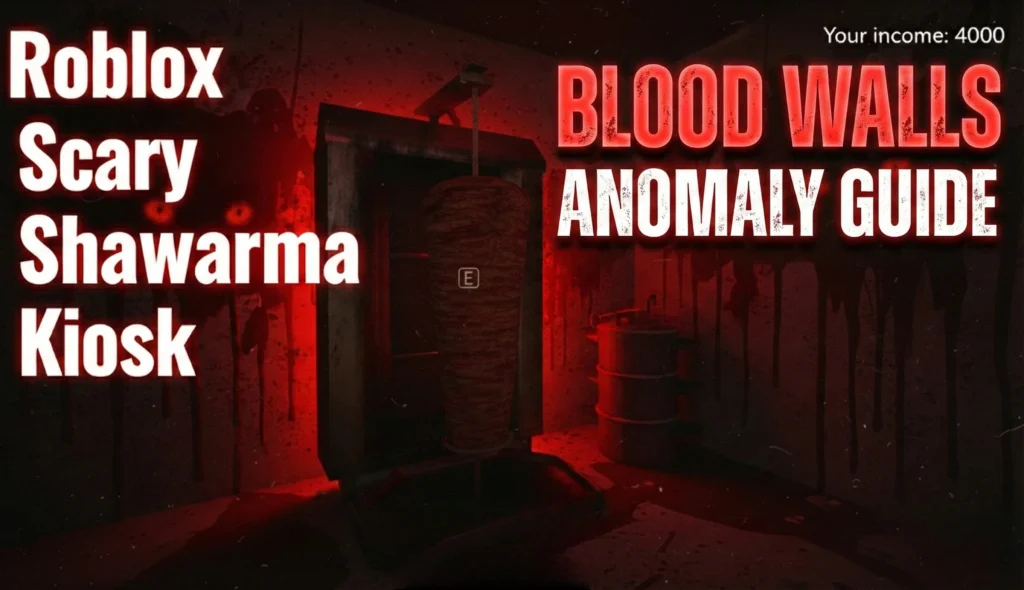 Roblox Scary Shawarma Kiosk Blood Walls Anomaly